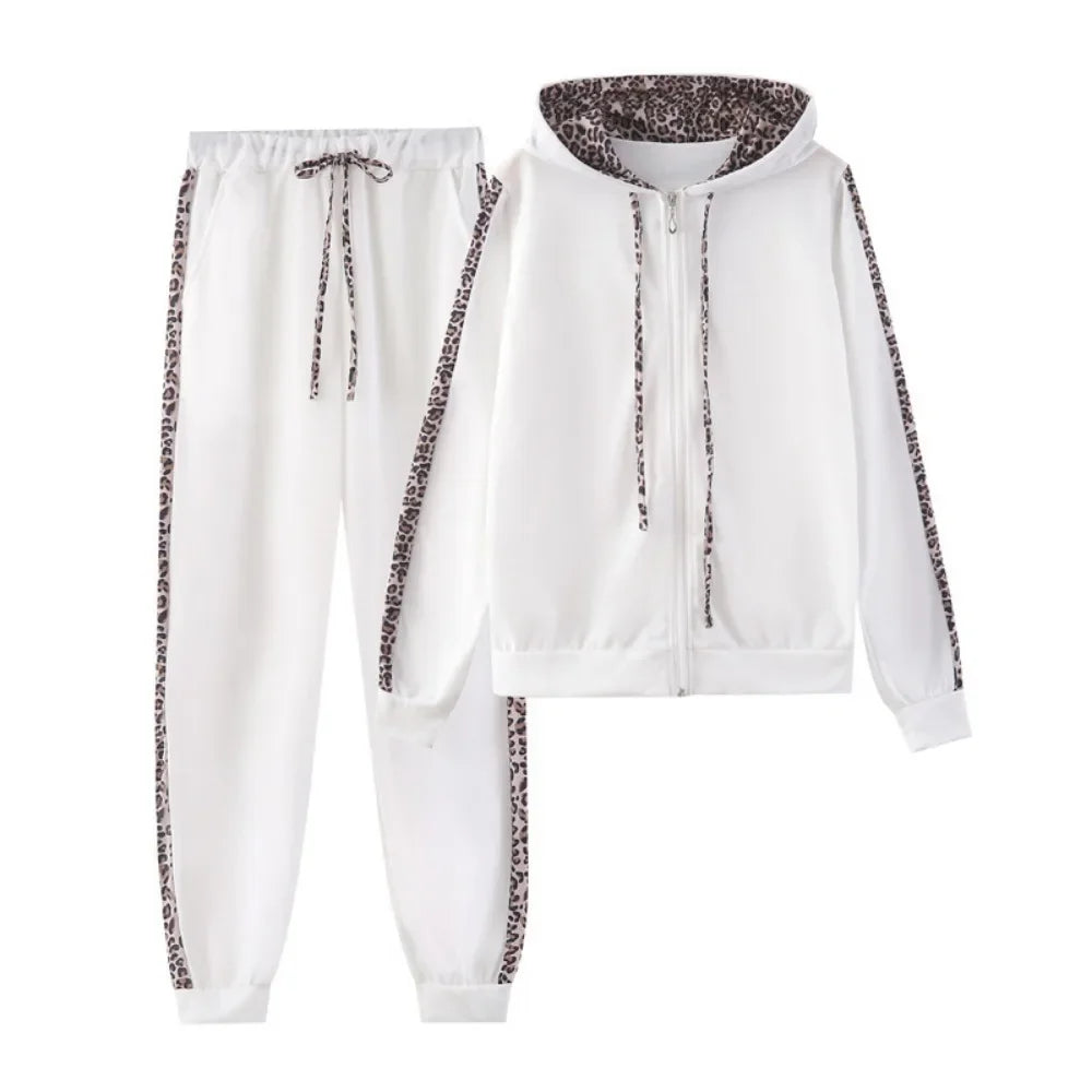 Leopard Luxe Tracksuit Set